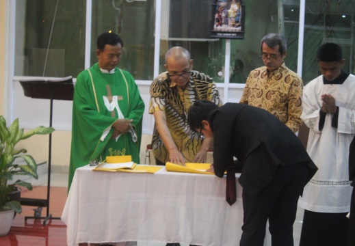 Dokumen Pelantikan Pengurus Paroki Santo Mikael Cilegon